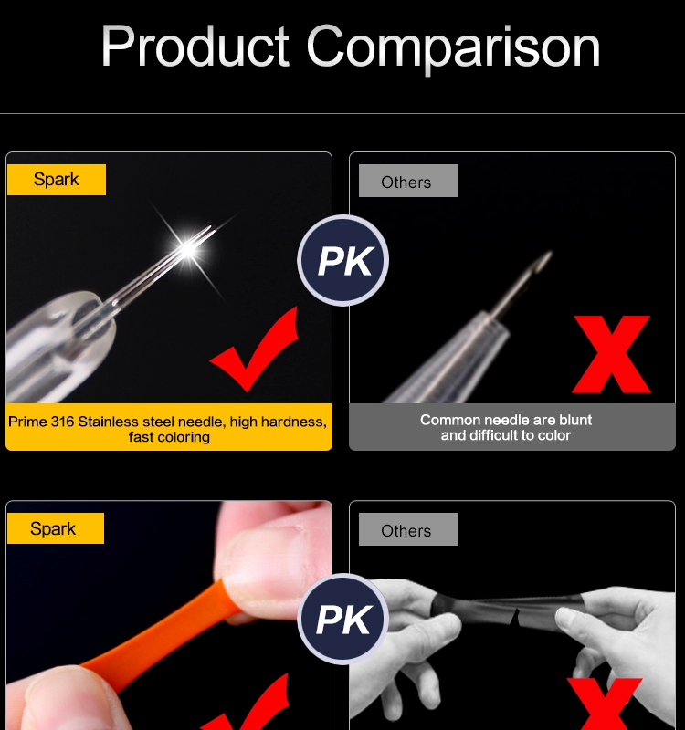 100% ต้นฉบับ Spark สักเข็มเมมเบรนตลับสัก