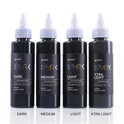 4oz 120ml Organic Long - หมึกสักสีขาวที่ยั่งยืน