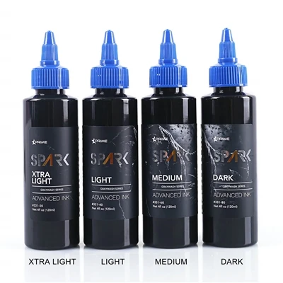 ออร์แกนิก 4oz 120ml Greywash Makeup Black Tattoo Tattoo