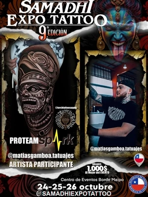 ศิลปินชาวชิลี @matiasgamboa.tatuajes เข้าร่วมกับดารา - รายชื่อผู้เล่นตัวจริงส...