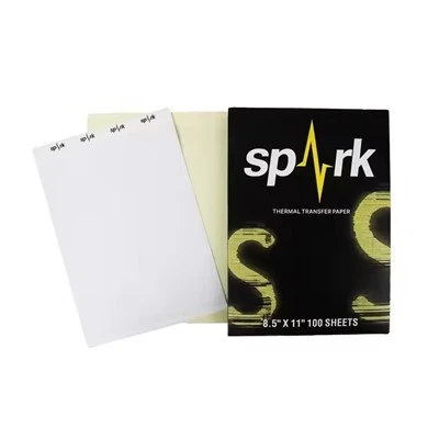 Spark Smooth Tattoo Paper Inkjet รายละเอียดความมันวาวสูงกระดาษลายฉลุชั่วคราวศิลปะร่างกายที่แม่นยำ