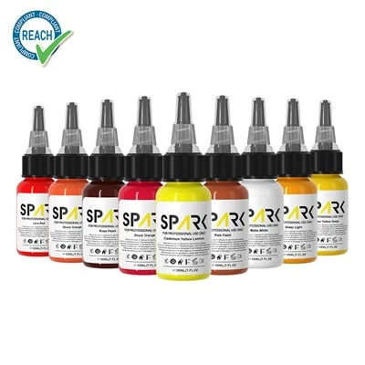 1OZ EU Certified Safe Organic Professional Vibrant Long-หมึกสักติดทนนานสำหรับศิลปะบนเรือนร่าง
