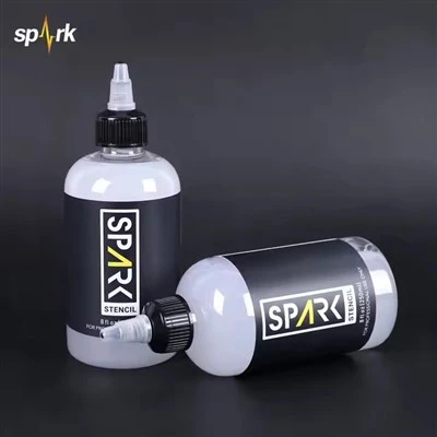 สิ่งที่ราบรื่น 4 fl oz liquid stencil transfer gel สำหรับศิลปินรอยสักทั้งร่างกายและเท้าเทคโนโลยีสูญญากาศ