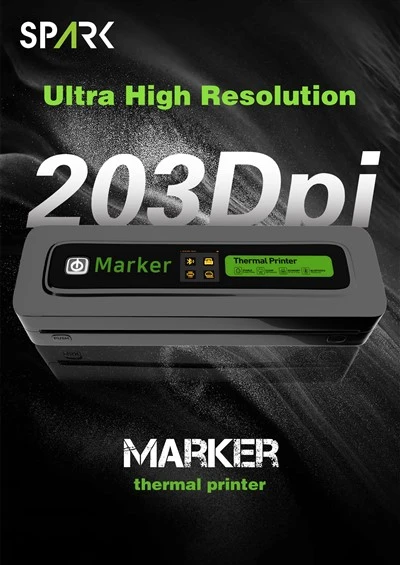 การมาถึงใหม่ Spark Marker Wireless Premium Tattoo Tattoo stencil เครื่องพิมพ์