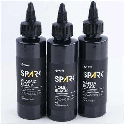 Wholesale 4oz 120ml Premium Tattoo Ink Set ฟังก์ชั่นถาวรคุณภาพสูงของเหลวอินทรีย์สีดำอินทรีย์ที่กำหนดเอง