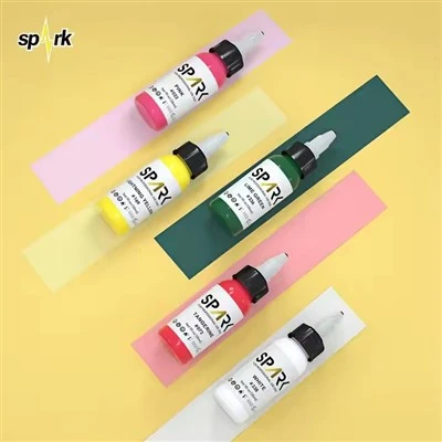 Spark Professional Professional คุณภาพสูงอินทรีย์ยาว - น้ำที่ยั่งยืน - หมึกรอยสักสีสดใสตาม