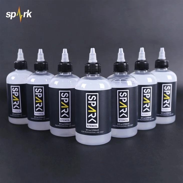 Spark สมจริง Longspark สมจริงยาว - stencil stencil stencil transfer gel 4 fl oz (120 ml) - แอปพลิเคชันที่สะอาดและง่าย