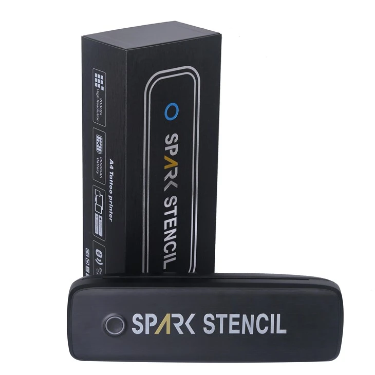 Spark เครื่องพิมพ์รอยสักบลูทู ธ ไร้สายแบบพกพาชั่วคราว