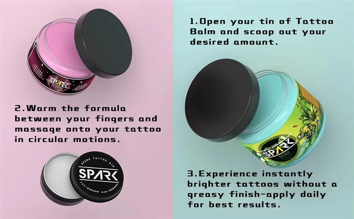 Spark Comfort & Safe Multivitamin Advanced Tattoo Aftercare Ointment สำหรับการแต่งหน้าถาวร