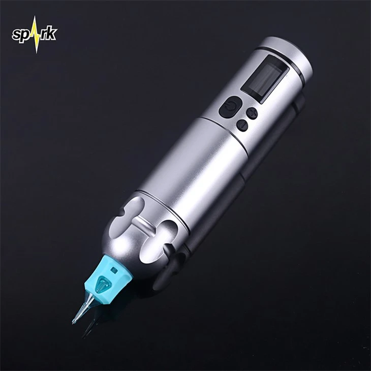 เครื่องสักไร้สายแบตเตอรี่เครื่องสัก Spark สำหรับศิลปะบนเรือนร่าง