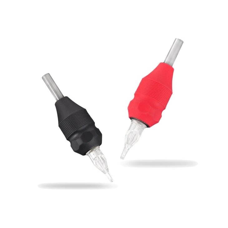 ใหม่ทิ้งสักตลับหมึก Grip สักตลับเข็มจับ