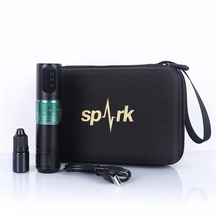 10000 RPM Spark Tattoo Machine ปากกาสักเครื่องไร้สายปากกาสัก