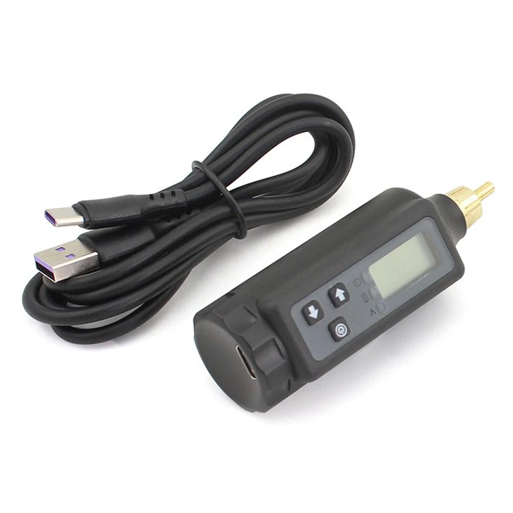 แหล่งจ่ายไฟสักแบตเตอรี่ไร้สายความจุขนาดใหญ่ 2000mAh