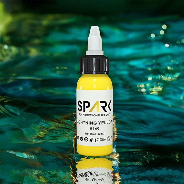 25 สีชุดหมึกสัก Spark ชุดหมึกสักมืออาชีพเม็ดสี
