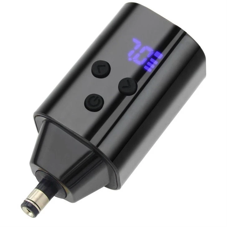 คุณภาพสูง Tattoo แบตเตอรี่ 5V 1500mA RCA/DC ไร้สาย Tattoo Power Supply