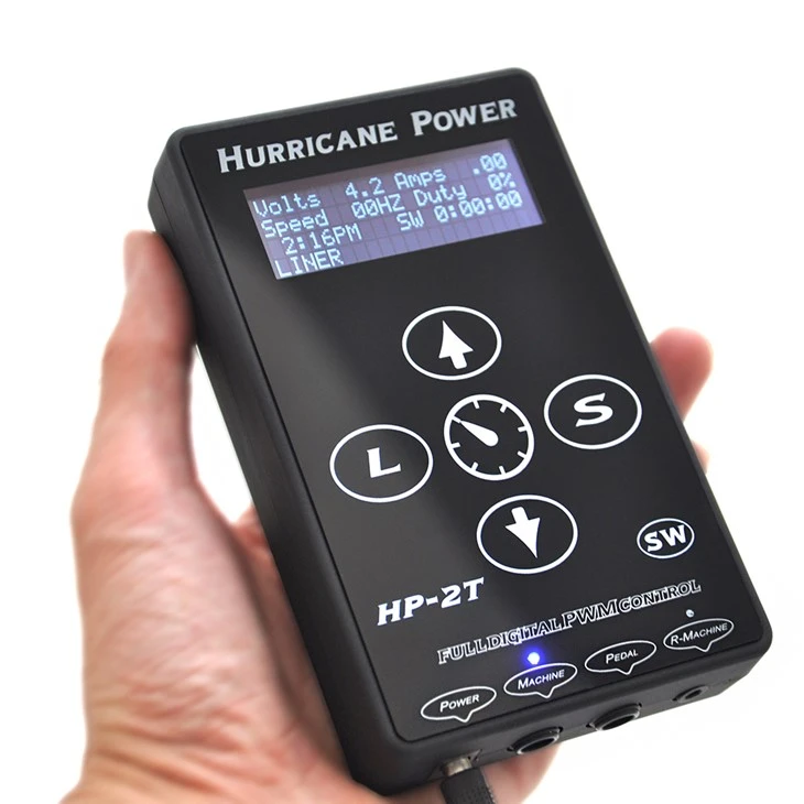 Hurricane Electric Power Supply Tattoo เครื่องสักดิจิตอล