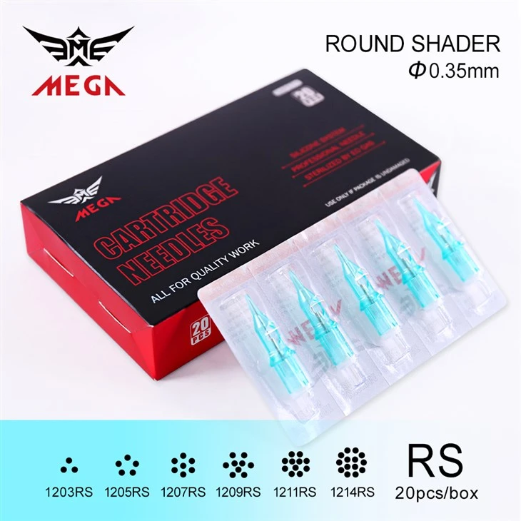 Mega Tattoo Shader ตลับหมึก 0.35 มม