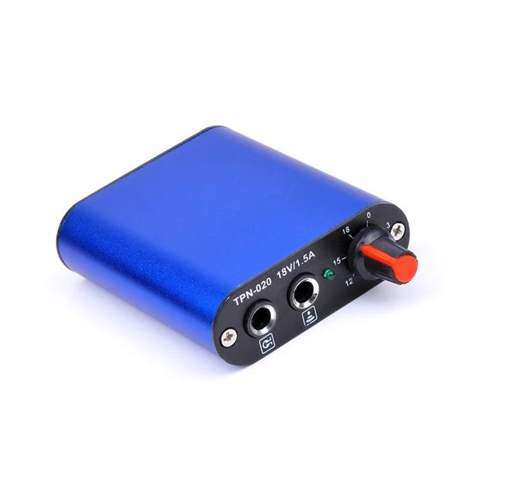 โลหะอลูมิเนียม Shell Simple Power Supply Tattoo Tattoo Power Supply Mini Tattoo Supplies