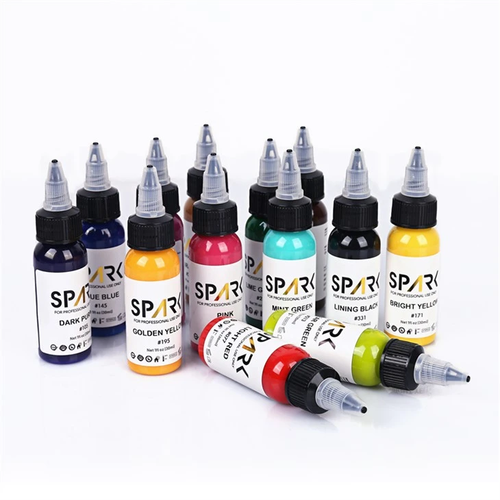 เม็ดสีหมึกสัก Spark ชุดหมึกสักมืออาชีพ