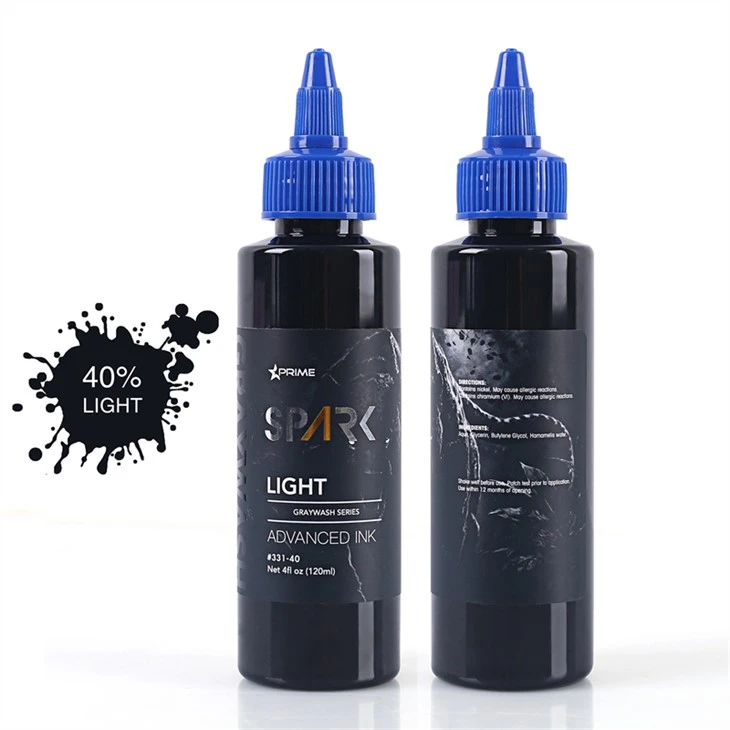 ชุดหมึกสักสีเทา Wash Spark ชุดหมึกสักมืออาชีพ