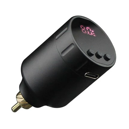 แหล่งจ่ายไฟไร้สายสัก 1500mAh แบตเตอรี่สักไร้สาย