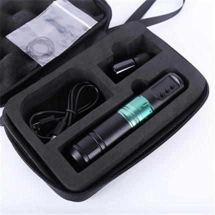 เครื่องสักมอเตอร์ไร้แปรงถ่าน Spark Tattoo Pen Machine เครื่องสักไร้สาย