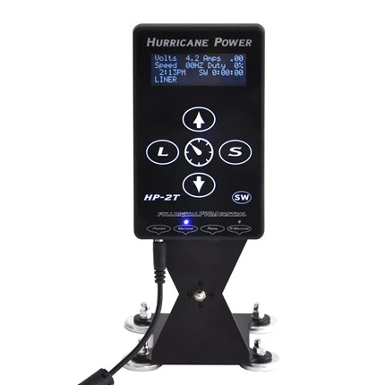 Hurricane Tattoo Machine แหล่งจ่ายไฟ Professional Dual Tattoo Power Supply