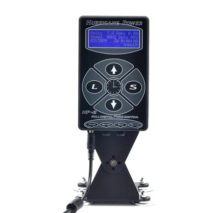 Hurricane Tattoo Power Supply ดิจิตอล LCD Tattoo อุปกรณ์ Tattoo Power อุปกรณ์