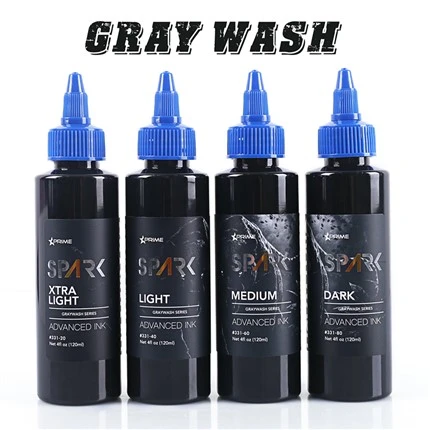 ชุดหมึกสัก Graywash ชุดหมึกสัก Spark ชุดหมึกสักมืออาชีพ จอแสดงผล