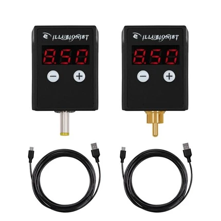 แบตเตอรี่ไร้สาย 2000 mAh เครื่องสักพาวเวอร์ซัพพลายไร้สาย