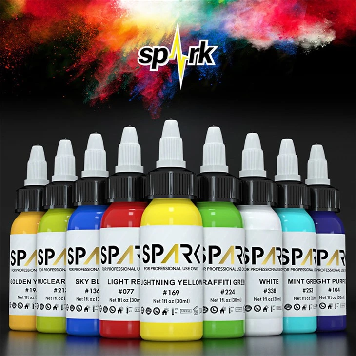 หมึกสัก Spark Leadfree หมึกสักสีดำ หมึกสักสีดำ