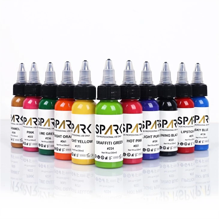 หมึกสัก Black Light Tattoo Ink Spark Original