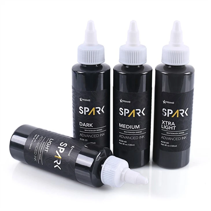 Tattoo Ink Spark Original White Wash Set หมึกสักสี
