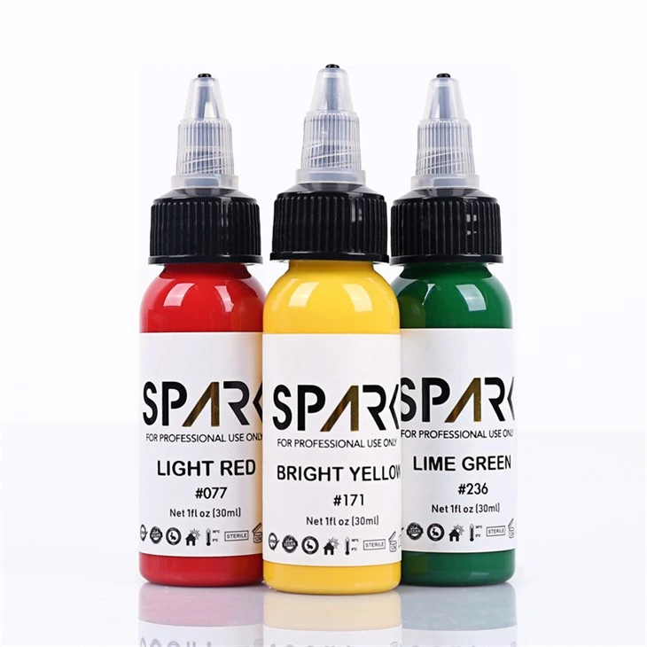 หมึกสักหมึกจำนวนมาก หมึกสัก Spark หมึกสักสีดำพิเศษ