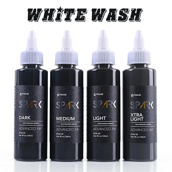 หมึกสัก White Wash ที่เก็บหมึกสัก Spark