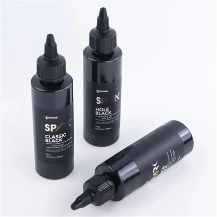 หมึกสักแสงสีดำ Triple Black 8OZ Hole Black Black Ink Series Spark Tattoo Ink ชุดหมึกสัก